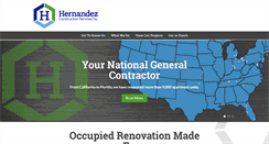 Desktop Screenshot of hernandezcorporation.com